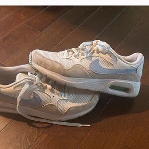 Nike Cream and White Athletic Shoes